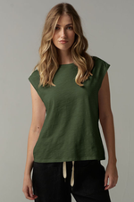 Load image into Gallery viewer, Cloth Paper Scissors - Muscle Tee - Fairway Green
