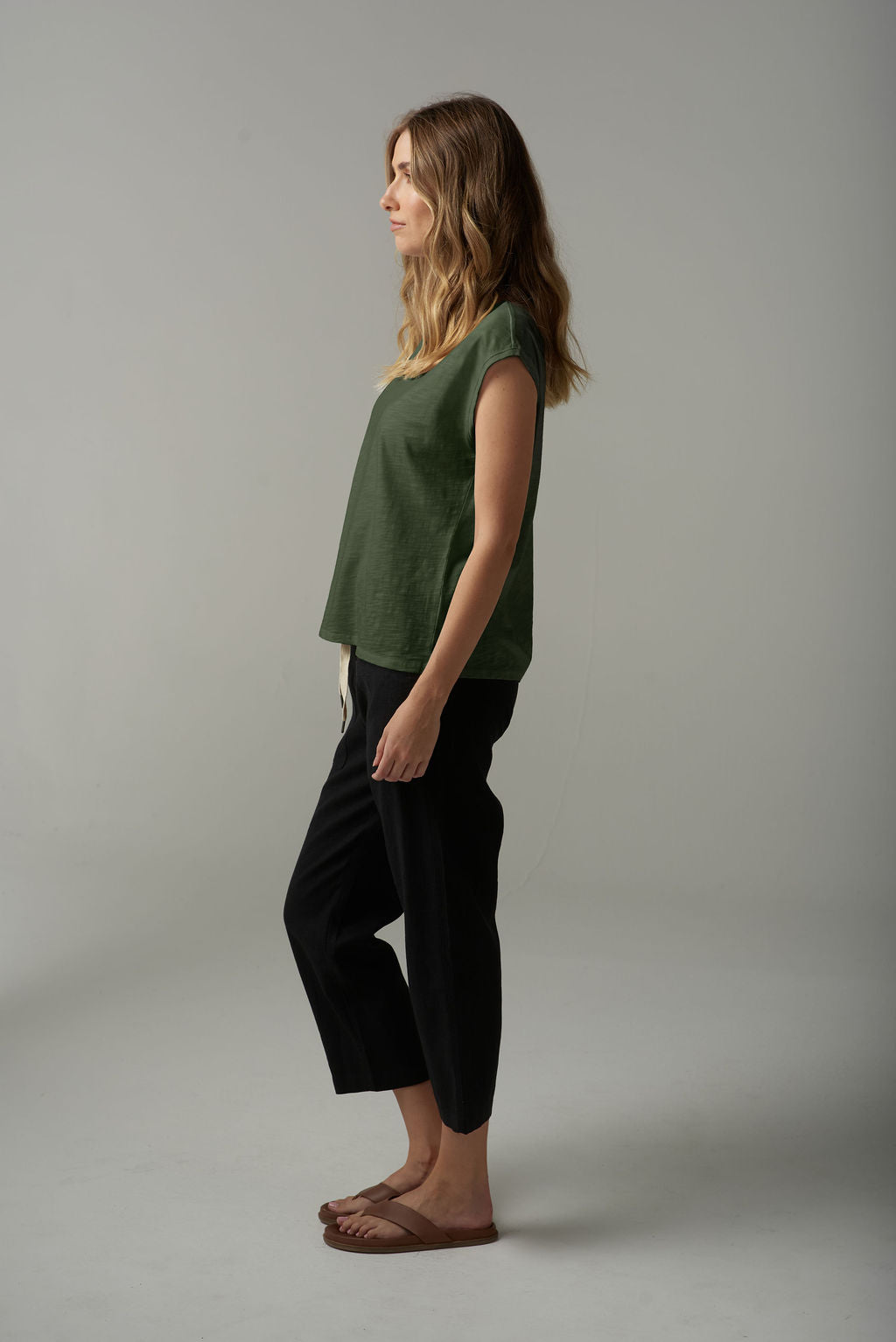 Cloth Paper Scissors - Muscle Tee - Fairway Green