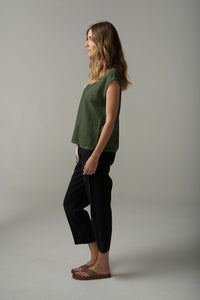 Cloth Paper Scissors - Muscle Tee - Fairway Green
