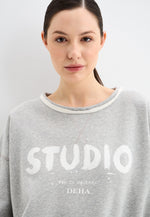 Load image into Gallery viewer, Deha - Crewneck Sweatshirt - Grey Melange
