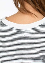 Load image into Gallery viewer, Coster Copenhagen - Heart 1180 Ellen Stripe Short Sleeve Tee - Black Stripe
