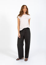 Load image into Gallery viewer, Coster Copenhagen - Heart 1180 Ellen Stripe Short Sleeved Tee - Rose Stripe
