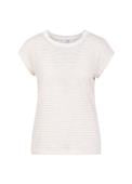 Load image into Gallery viewer, Coster Copenhagen - Heart 1180 Ellen Stripe Short Sleeved Tee - Rose Stripe

