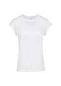 Load image into Gallery viewer, Coster Copenhagen - Heart Metallic Tee - White/Silver
