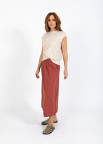 Load image into Gallery viewer, Coster Copenhagen - Heart Metallic Tee - Sand/Gold
