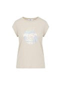Load image into Gallery viewer, Coster Copenhagen - Heart Cap Sleeve Shell Tee - Light Khaki
