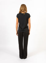 Load image into Gallery viewer, Coster Copenhagen - CC Heart Soleil Cap Sleeves Tee - Black
