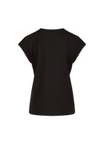 Load image into Gallery viewer, Coster Copenhagen - CC Heart Soleil Cap Sleeves Tee - Black
