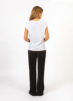 Load image into Gallery viewer, Coster Copenhagen - CC Heart Soleil Cap Sleeves Tee - White
