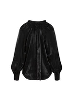 Load image into Gallery viewer, Coster Copenhagen - CC Heart Jolie Blouse With Gatherings - Black
