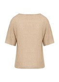 Load image into Gallery viewer, Coster Copenhagen - Heart Roselynn V Neck Cardigan - Sand
