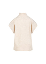 Load image into Gallery viewer, Coster Copenhagen - CC Heart Emerie Knit Polo Top - Off White Melange
