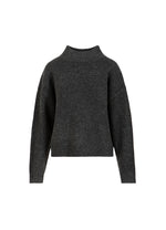Load image into Gallery viewer, Coster Copenhagen - CC Heart Emma Turtleneck Knit - Dark Grey Melange
