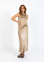 Load image into Gallery viewer, Coster Copenhagen - Heart Styler Mid Length Skirt - Sand
