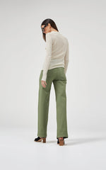 Load image into Gallery viewer, Dricoper - Carrie Oil Green Jeans
