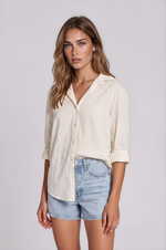 Load image into Gallery viewer, La Gemme - Chiara One Size Shirt - Cream
