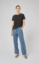 Load image into Gallery viewer, Dricoper - Kara Denim Tencel Pants - Rodeo Blue
