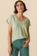 Load image into Gallery viewer, Indi And Cold - Rustic Effect Melange T Shirt - Aqua 365
