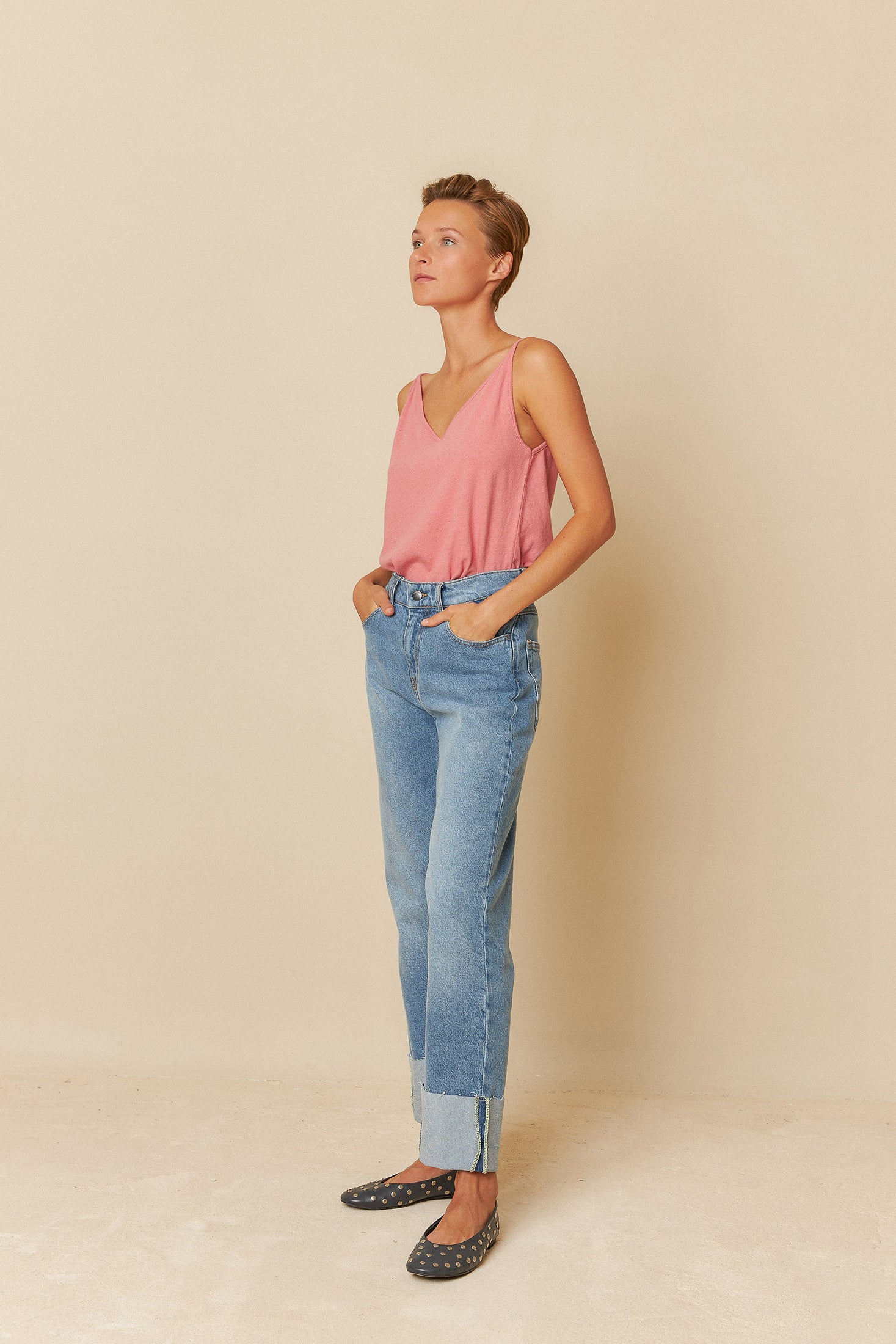 Indi And Cold - June Tank Top - Sandia 366