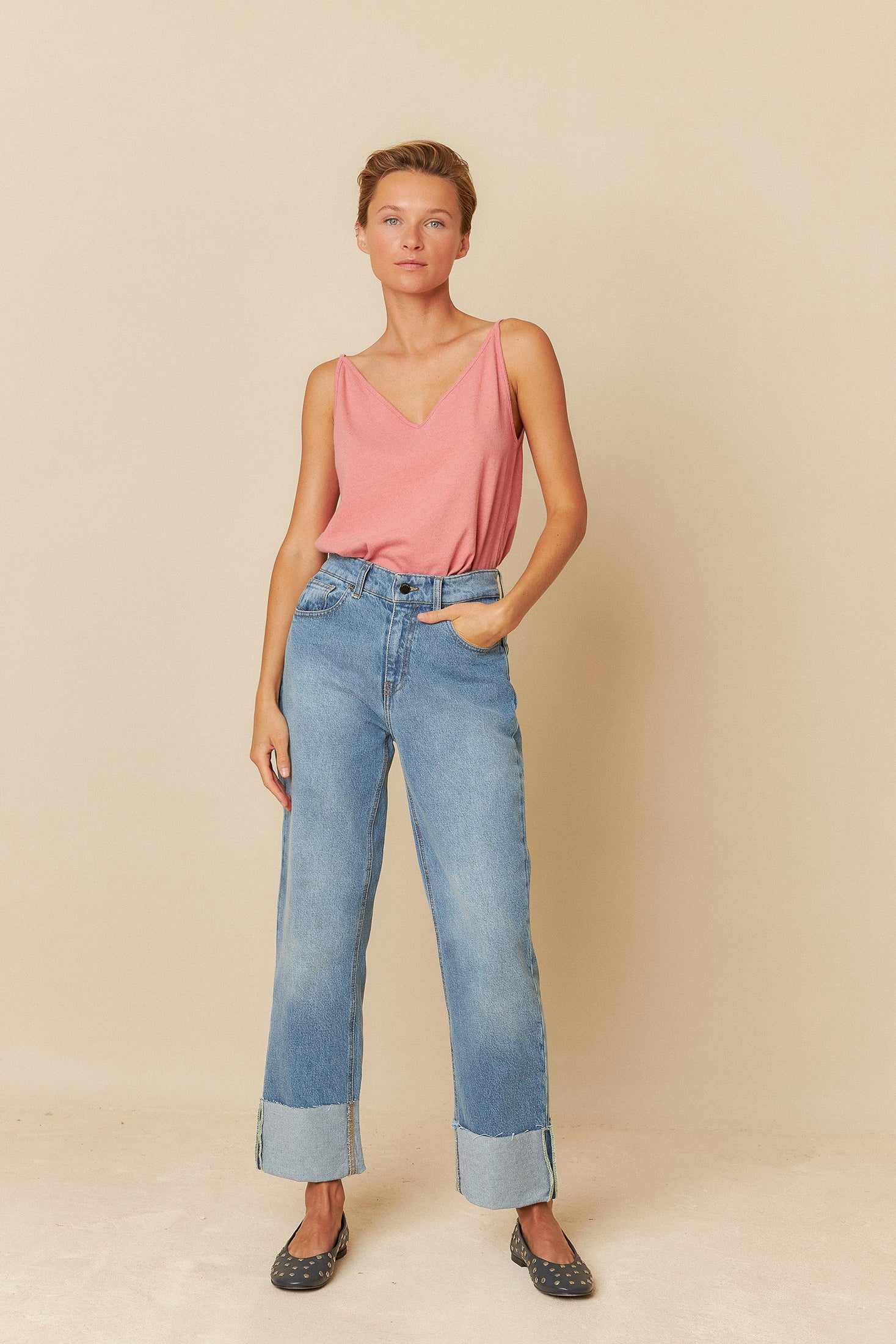 Indi And Cold - June Tank Top - Sandia 366