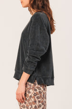 Load image into Gallery viewer, Indi And Cold - Lara Terry Sweatshirt - Anthracite 370
