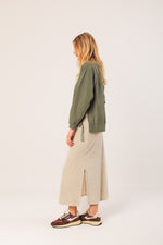 Load image into Gallery viewer, Indi And Cold - Long Terry Skirt - Grey Vigor 371

