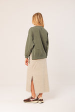 Load image into Gallery viewer, Indi And Cold - Long Terry Skirt - Grey Vigor 371
