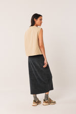 Load image into Gallery viewer, Indi And Cold - Long Terry Skirt - Anthracite 371
