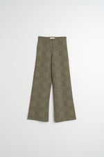 Load image into Gallery viewer, Indi And Cold - Double Jacquard Knitted Pant - Khaki 396
