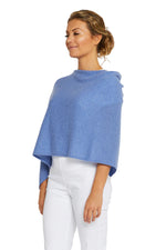 Load image into Gallery viewer, Esperance &amp; Co - Cashmere Topper - Cornflower Blue
