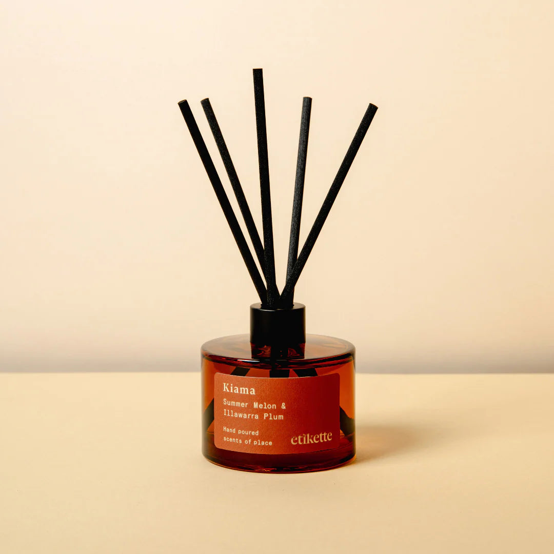 Etikette - Eco Reed Diffuser 200ml - Kiama in Summer Melon And Illawarra Plum