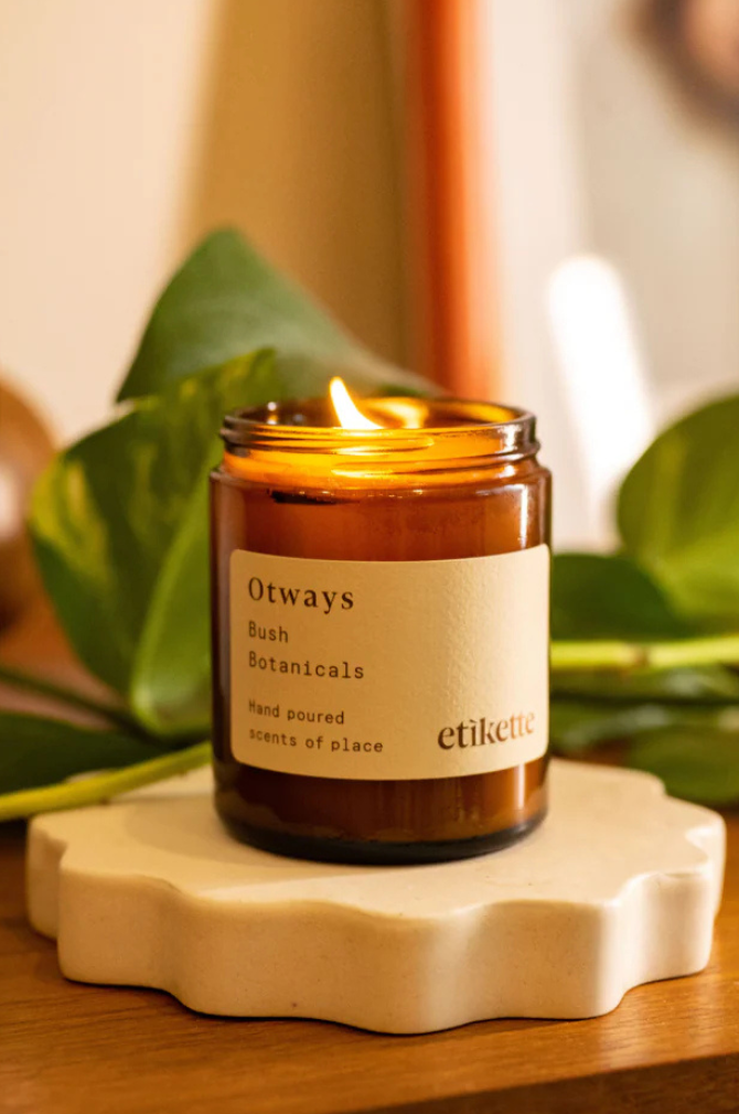 Etikette - Soy Candle 175ml - Otways in Bush Botanicals