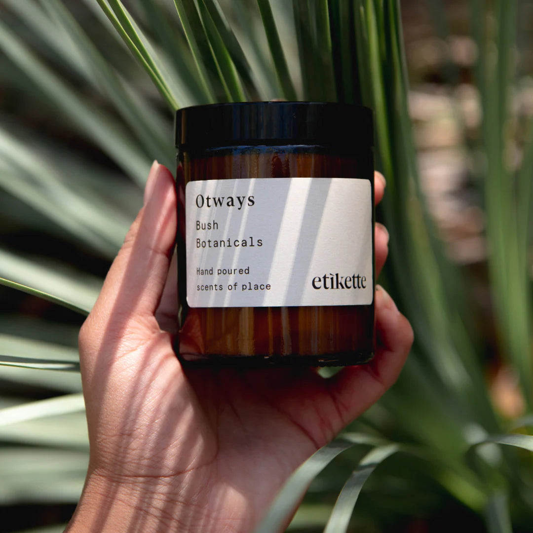Etikette - Soy Candle 175ml - Otways in Bush Botanicals