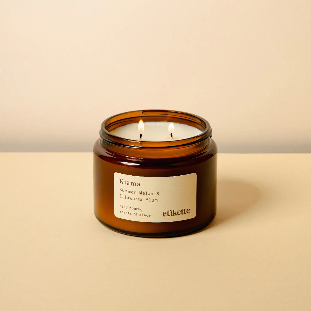 Etikette - Soy Candle 500ml - Kiama in Summer Melon And Illawarra Plum
