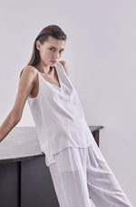 Load image into Gallery viewer, Mela Purdie - Audrey Tank - White
