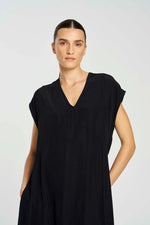 Load image into Gallery viewer, Mela Purdie - Maxi Slice Dress - Navy
