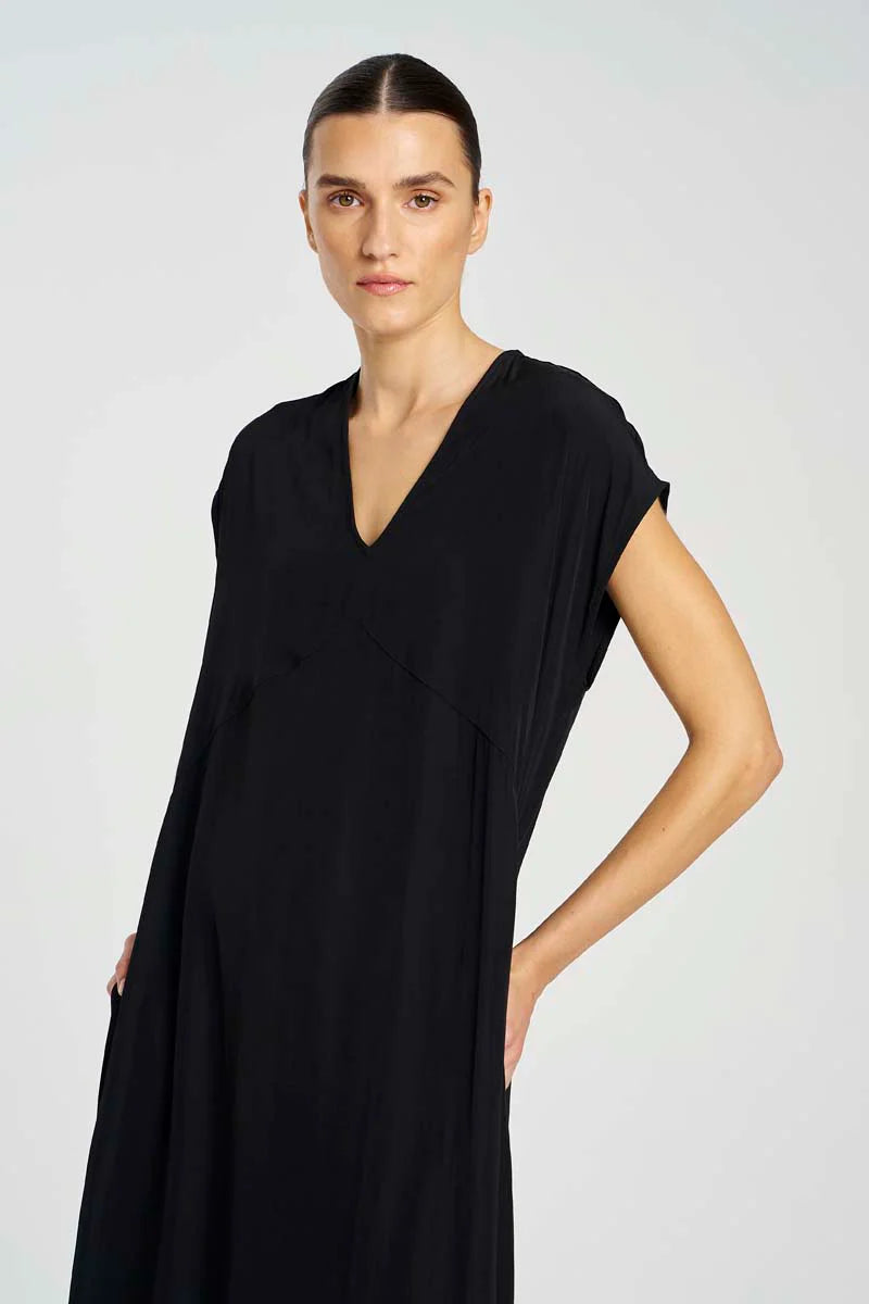 Mela Purdie - Maxi Slice Dress - Navy