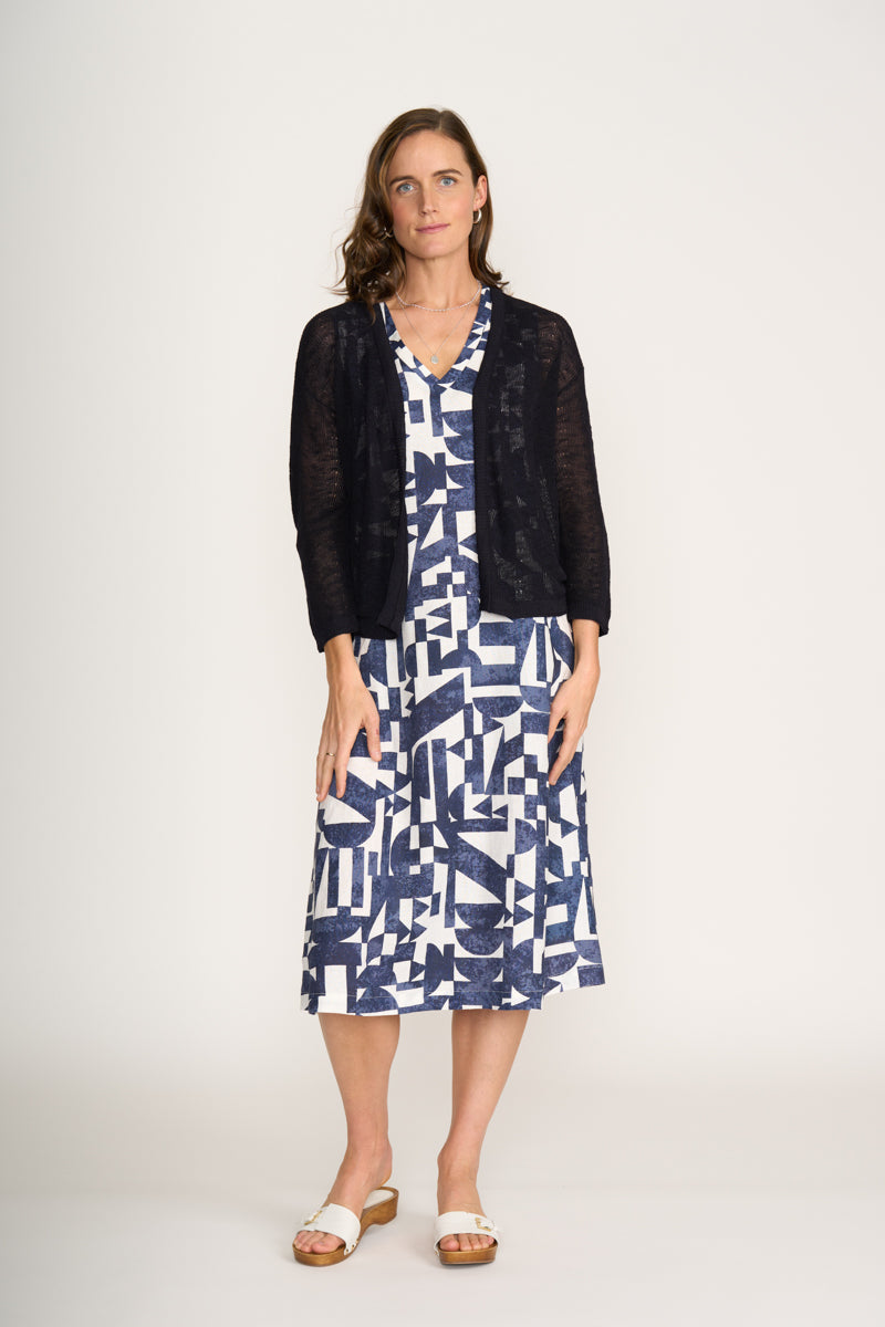 Foil - Cover Story Cardi - True Navy