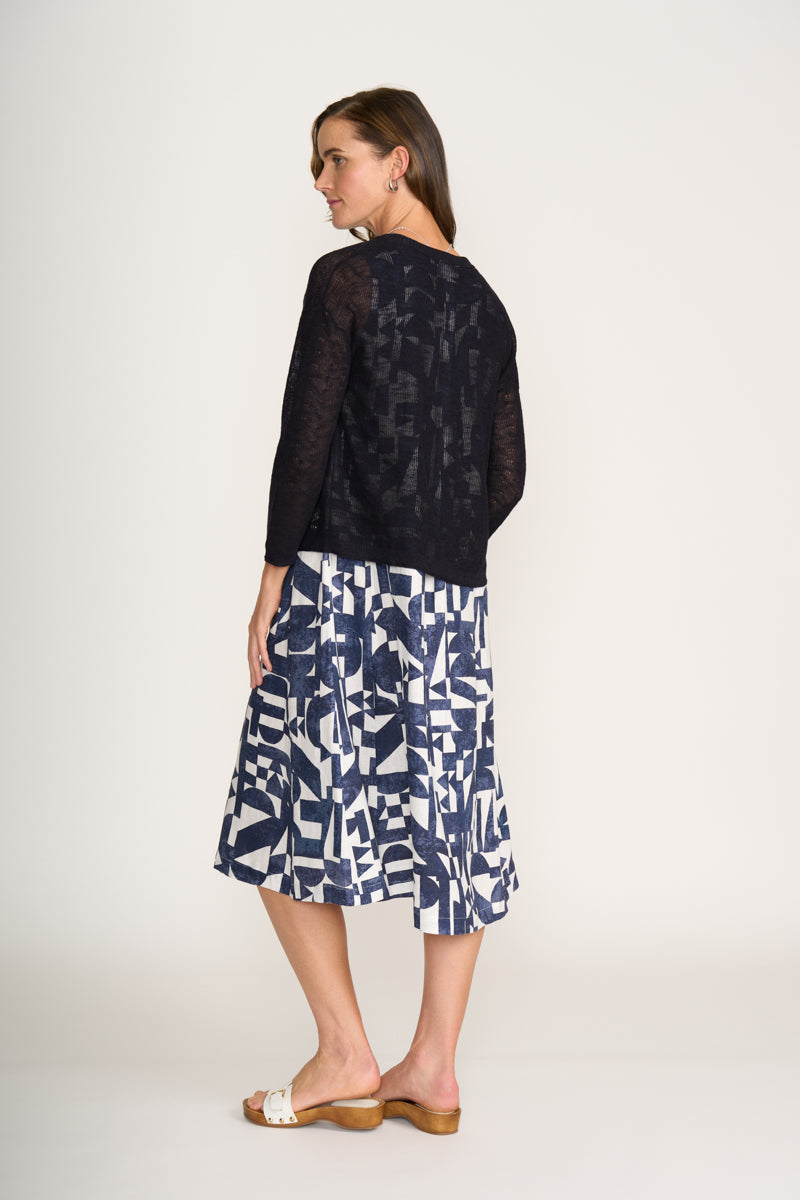 Foil - Cover Story Cardi - True Navy