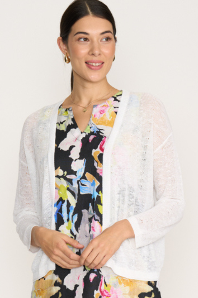 Foil - Cover Story Cardi - White