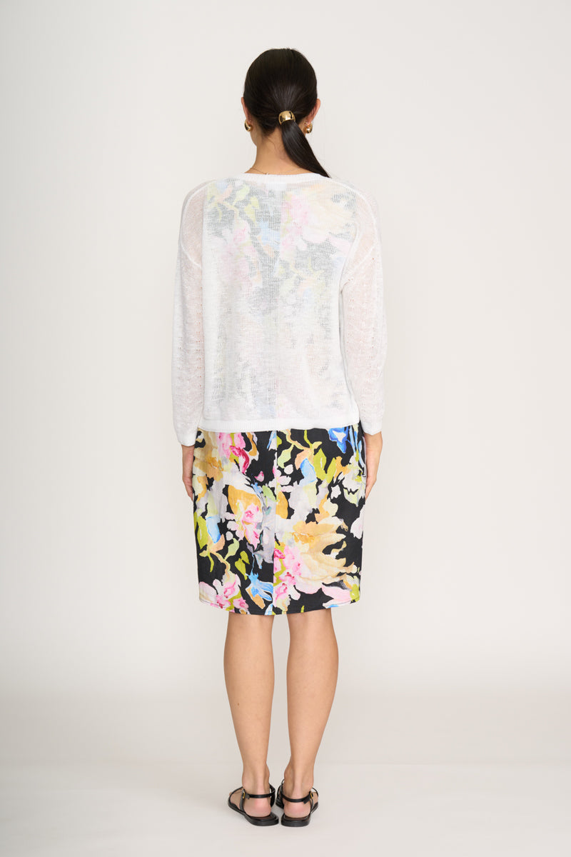 Foil - Cover Story Cardi - White