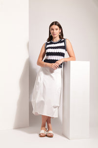Foil - Say Hello Tank - Navy White