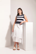 Load image into Gallery viewer, Foil - Say Hello Tank - Navy White
