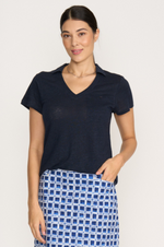 Load image into Gallery viewer, Foil - Team Player Top - True Navy
