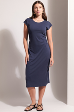 Load image into Gallery viewer, Foil - High Flyrt Dress - Indigo
