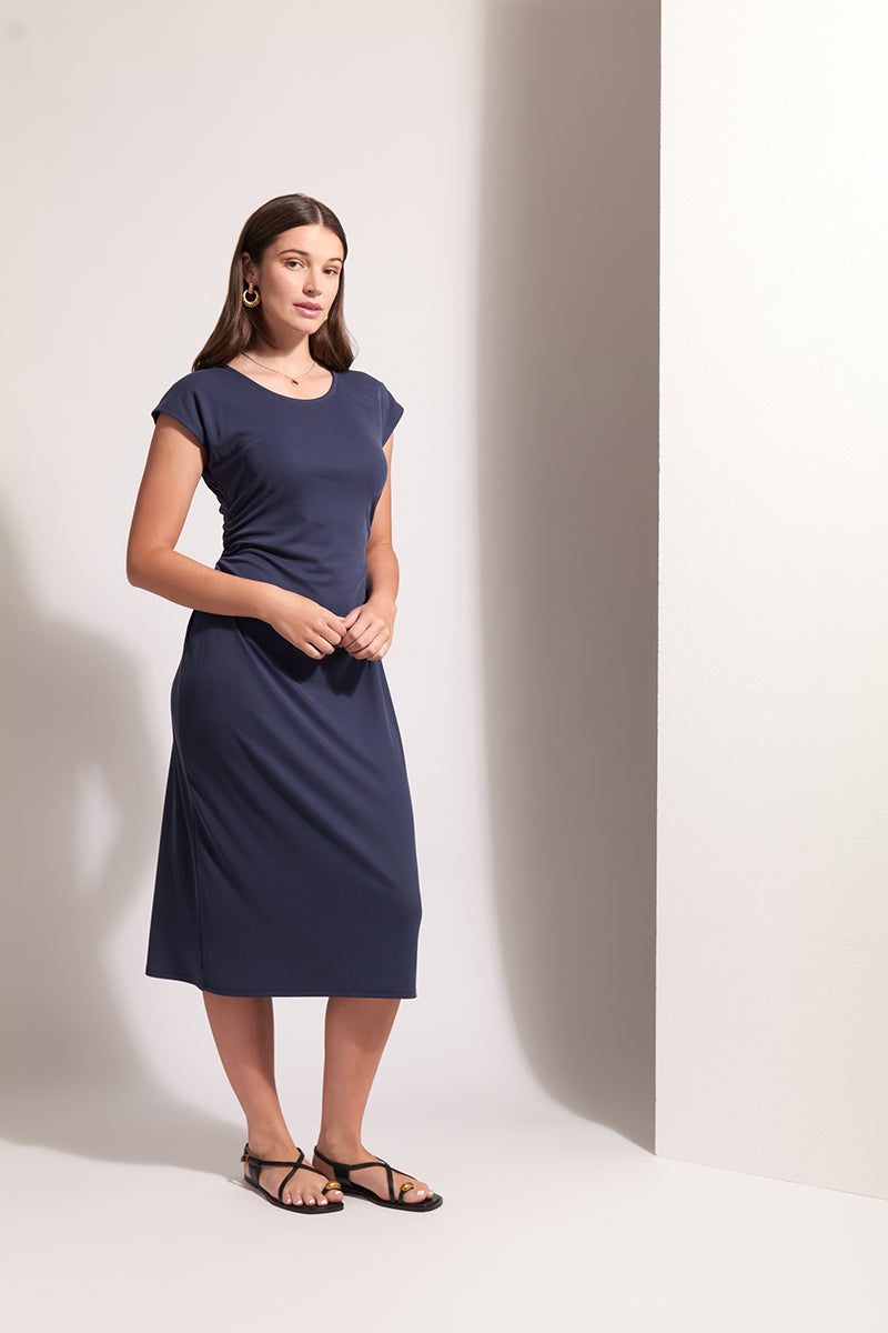 Foil - High Flyer Dress - Indigo