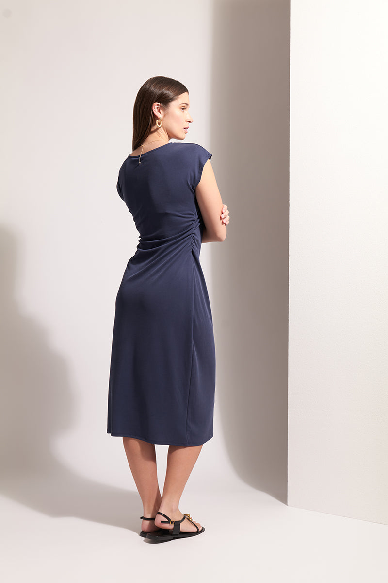 Foil - High Flyer Dress - Indigo