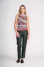 Load image into Gallery viewer, Foil - Sheer Fun Shell Top - Terrain
