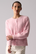 Load image into Gallery viewer, Foil - Fluffin Cute Reversible Cardi - Barely Pink
