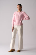 Load image into Gallery viewer, Foil - Fluffin Cute Reversible Cardi - Barely Pink
